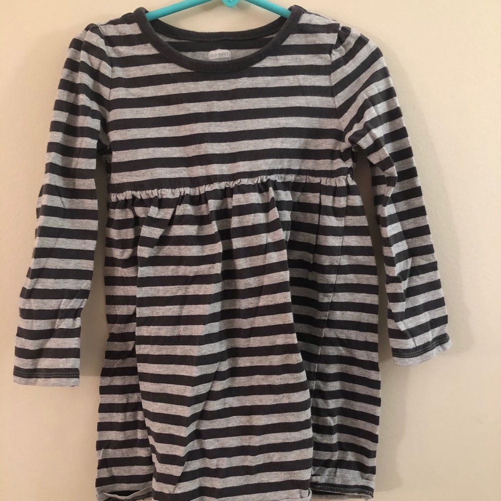 Little girls Black and Grey dress